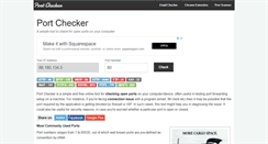 Desktop Screenshot of portchecker.co